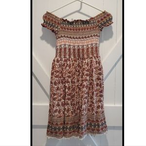 Off the shoulder dress